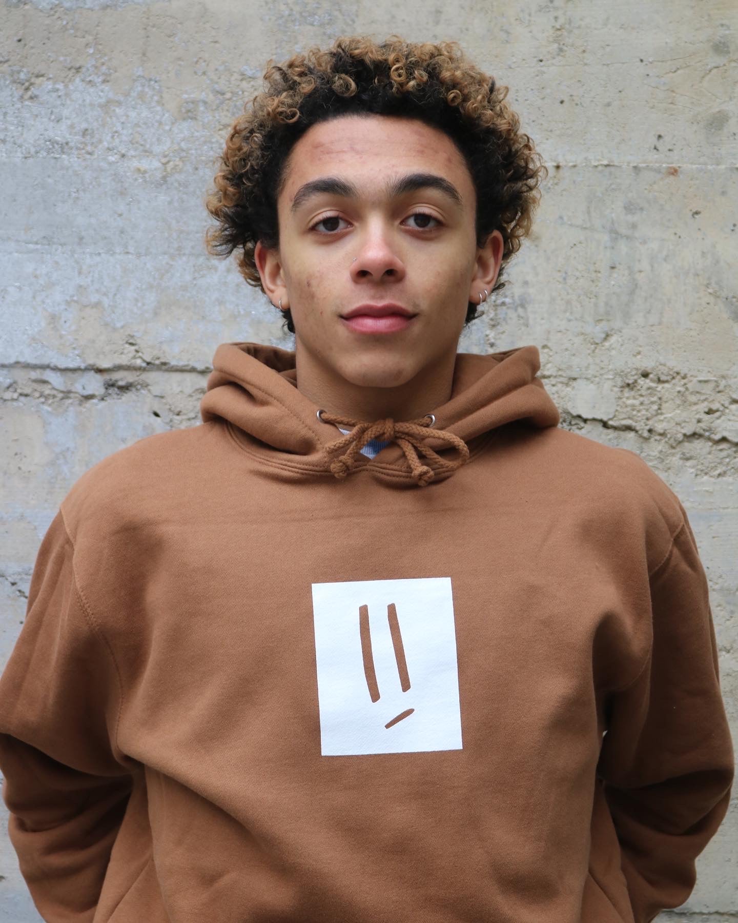 Resurfacing Hoodie: Brown